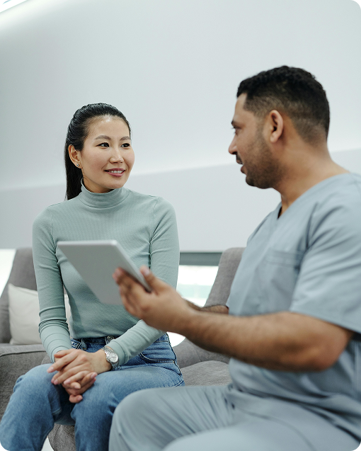 Doctor and patient interaction